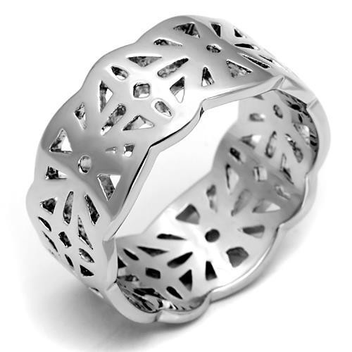 JCE2483 Imitation Rhodium Brass Ring with No Stone