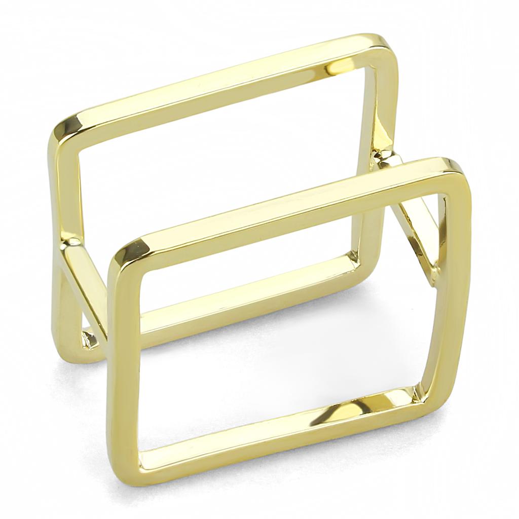 JCE4238 Flash Gold Brass Ring with No Stone