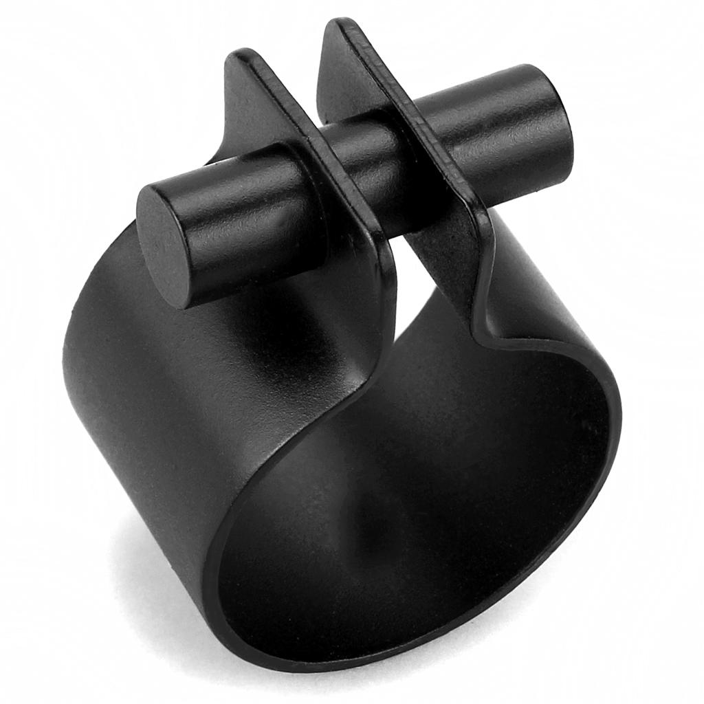 JCE4240 Ruthenium Brass Ring with No Stone