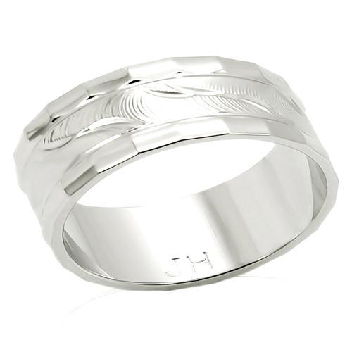JCE982 Imitation Rhodium Brass Ring with No Stone