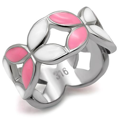 JCE051 High polished (no plating) Stainless Steel Ring with No Stone