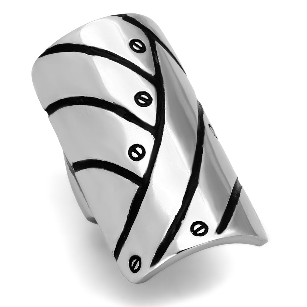 JCE1010 High polished (no plating) Stainless Steel Ring with No Stone