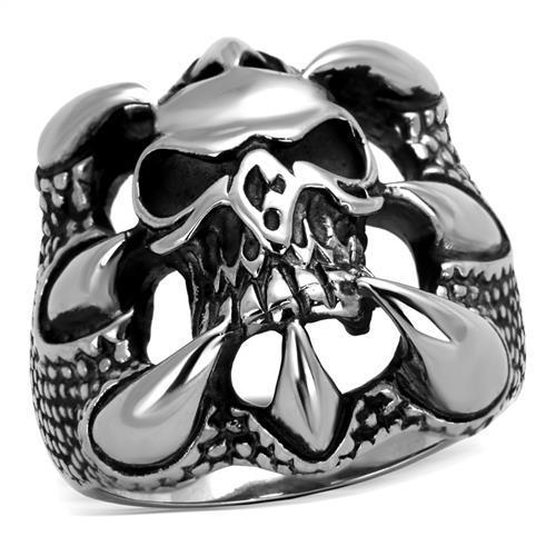 JCE1930 High polished (no plating) Stainless Steel Ring with No Stone