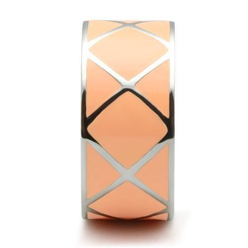 JCE218 High polished (no plating) Stainless Steel Ring with No Stone