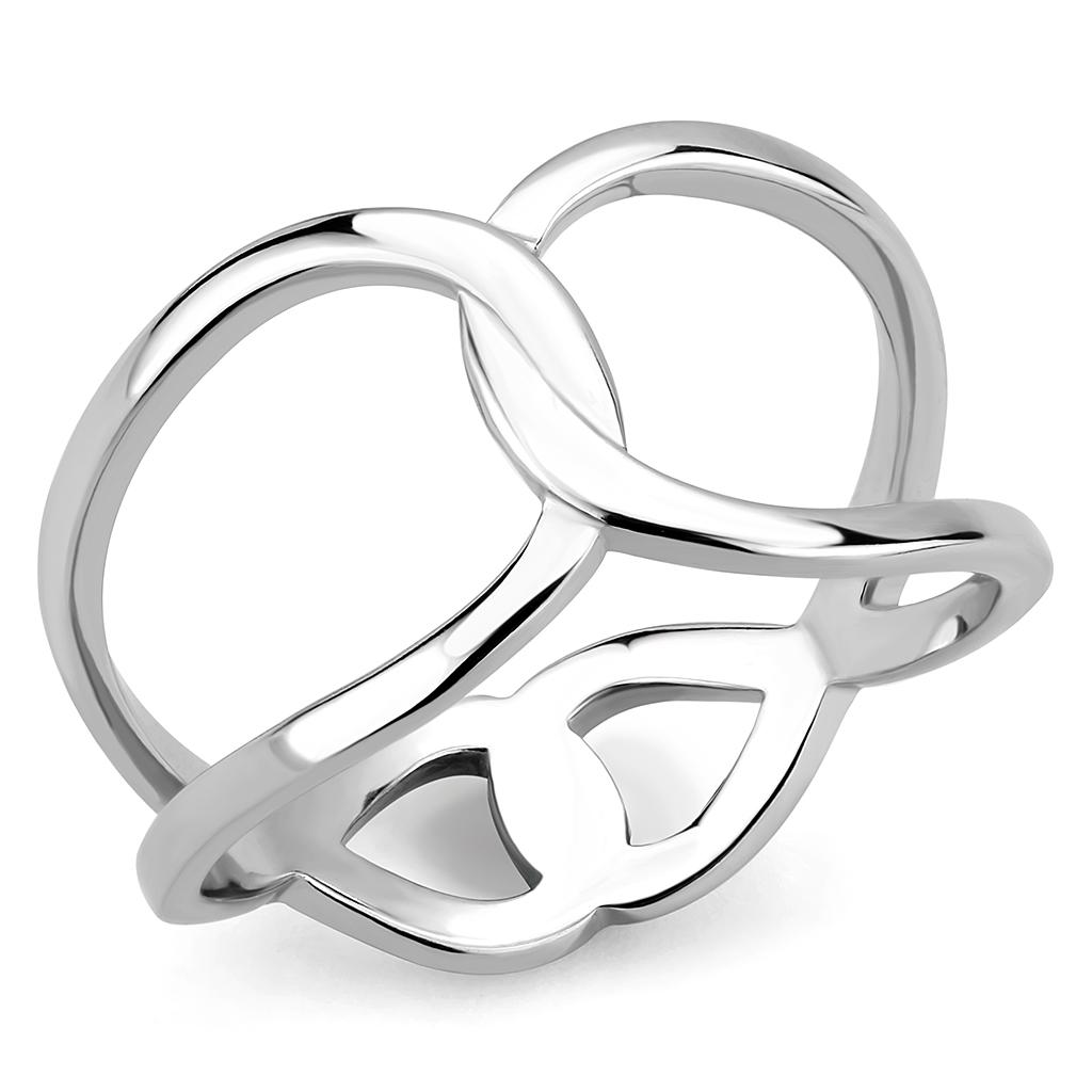 JCE3585 No Plating Stainless Steel Ring with No Stone