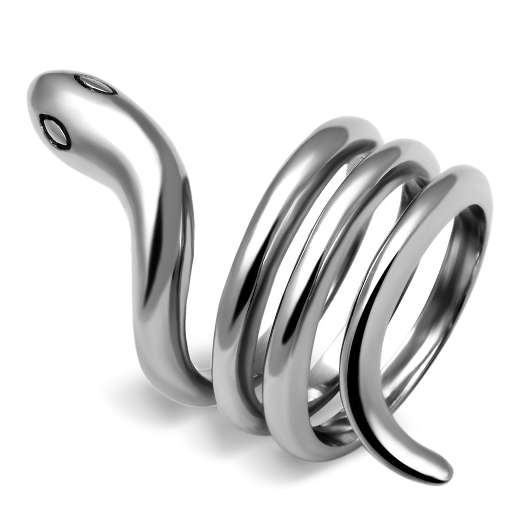 JCE666 High polished (no plating) Stainless Steel Ring with No Stone