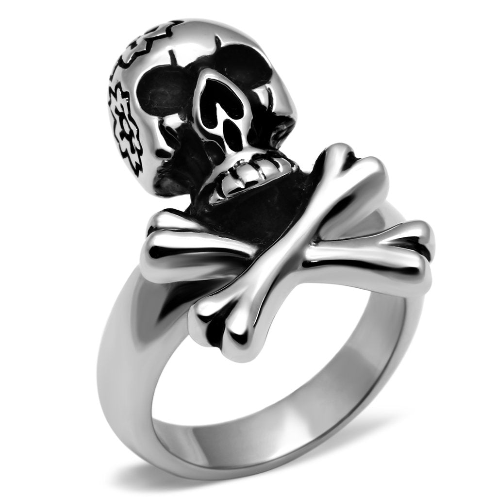JCE667 High polished (no plating) Stainless Steel Ring with No Stone